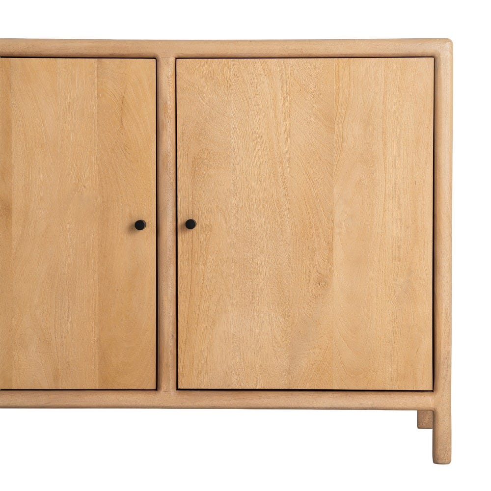 Buffet Kano 3 portes en bois de manguier naturel - vue 10 | Square Paris