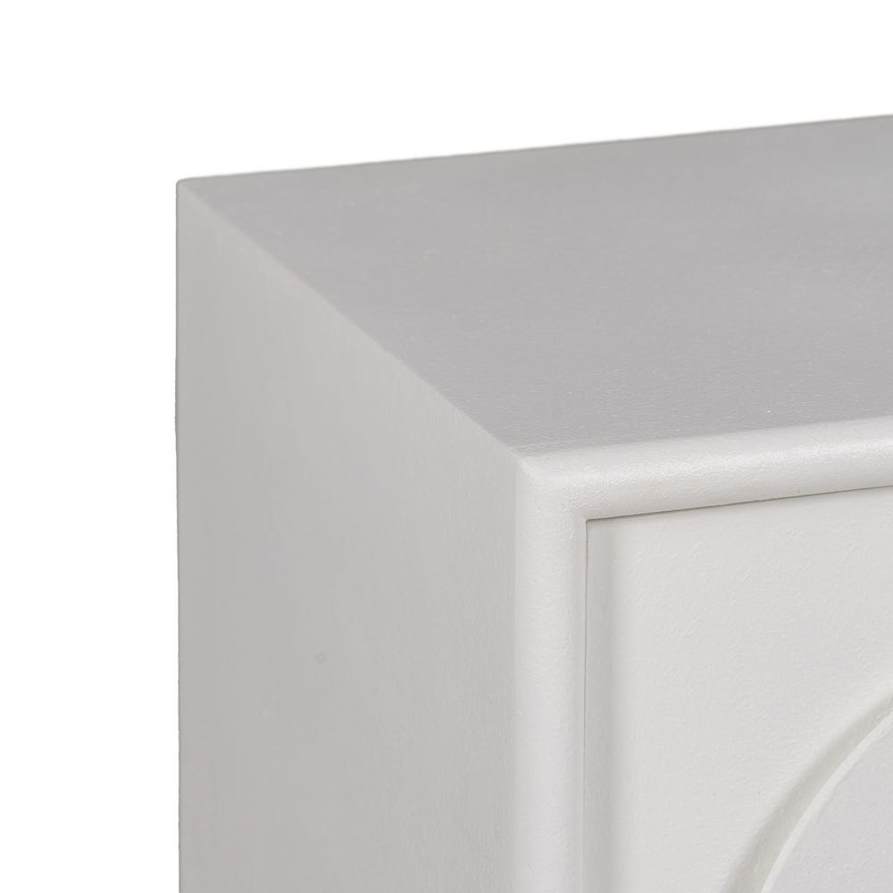 Buffet Elen 3 portes blanc à motif arche - vue 7 | Square Paris
