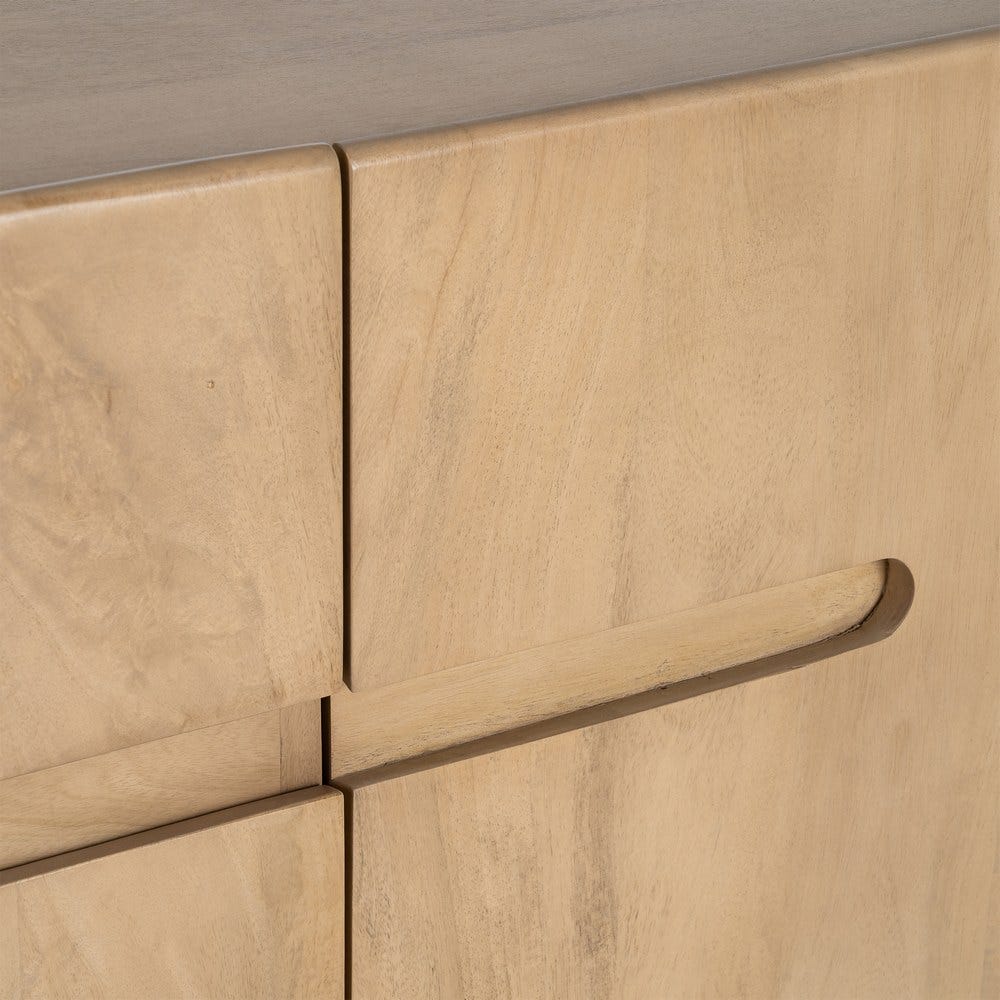 Buffet Kent 3 portes 1 tiroir en bois de manguier massif - vue 10 | Square Paris