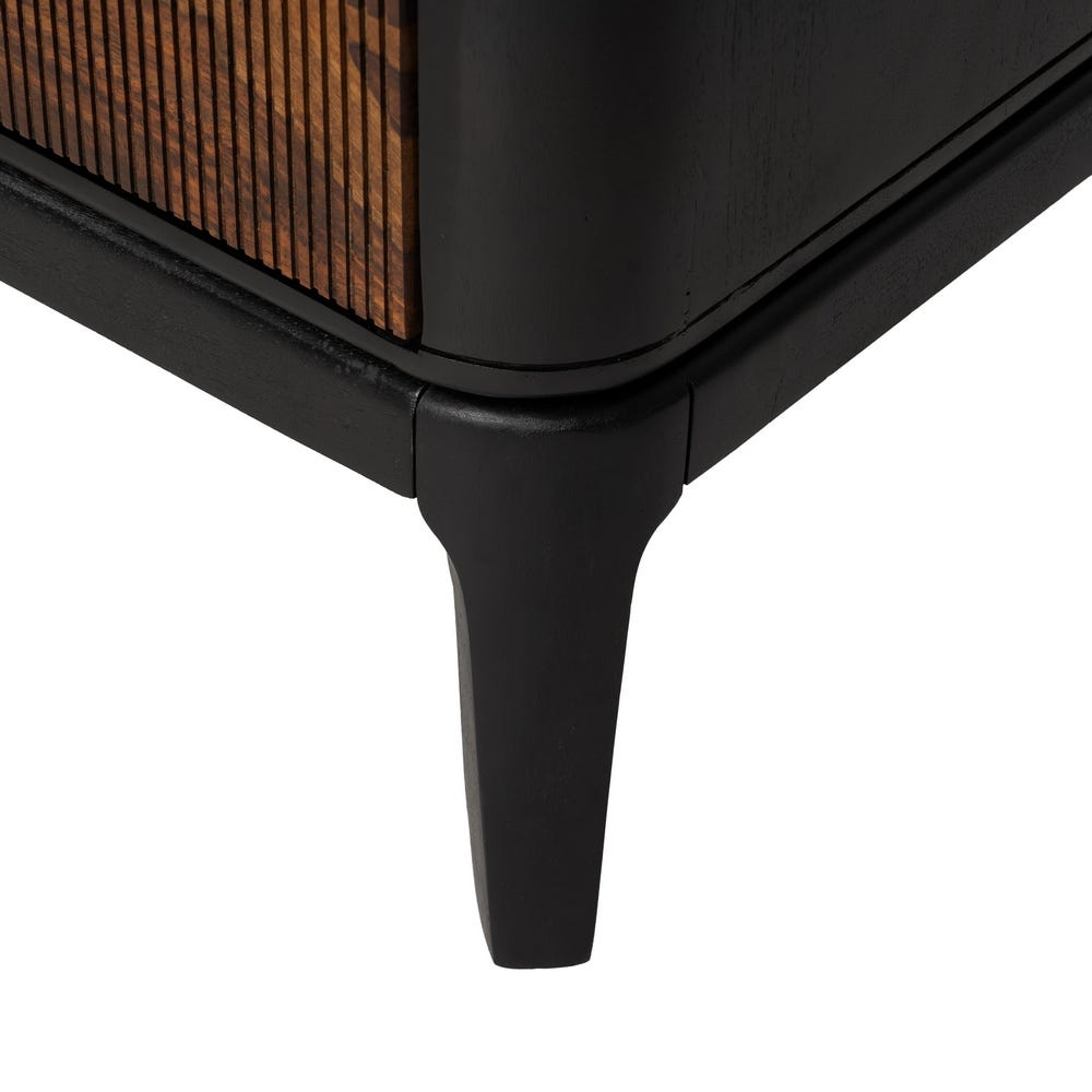 Buffet Lina 3 portes en bois de manguier noir et sheesham - vue 14 | Square Paris