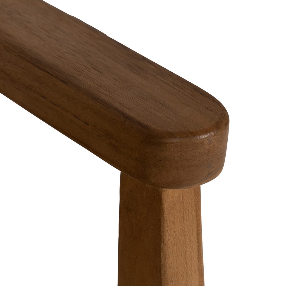 Chaise Kura en teck massif avec accoudoirs - vue 11 | Square Paris