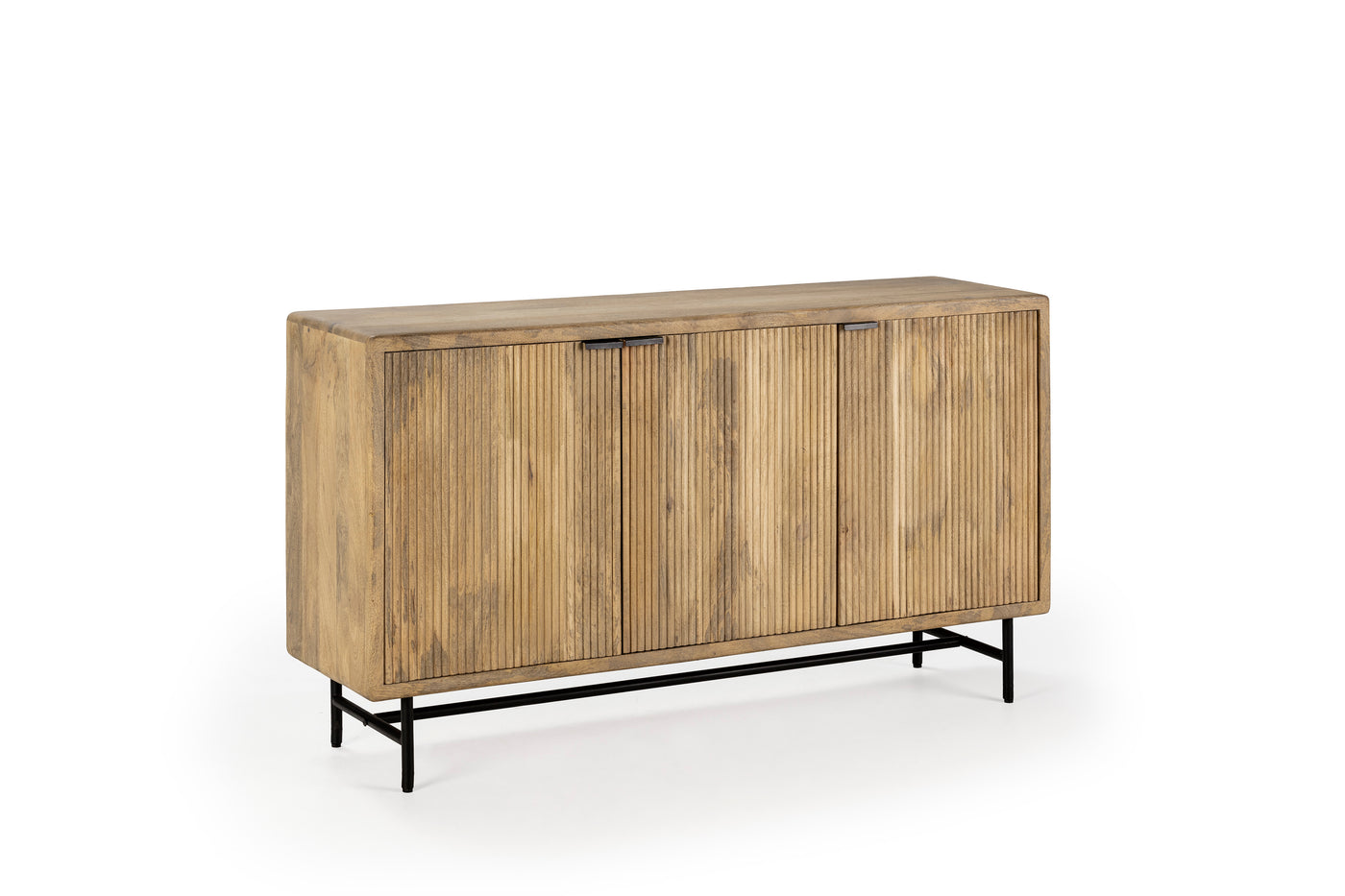 Buffet KORA 3 portes bois de manguier, vue 5 | Square Paris