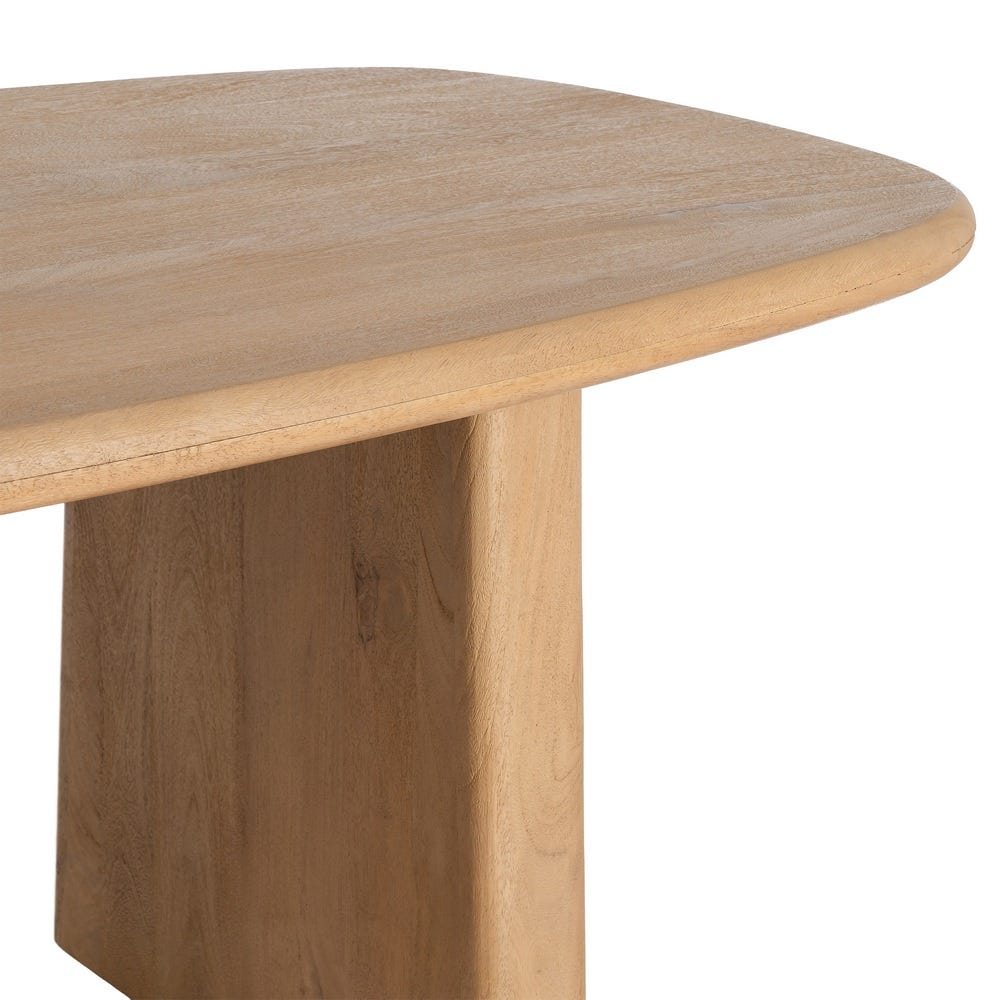 Table à manger Noya en manguier massif naturel - vue 4 | Square Paris