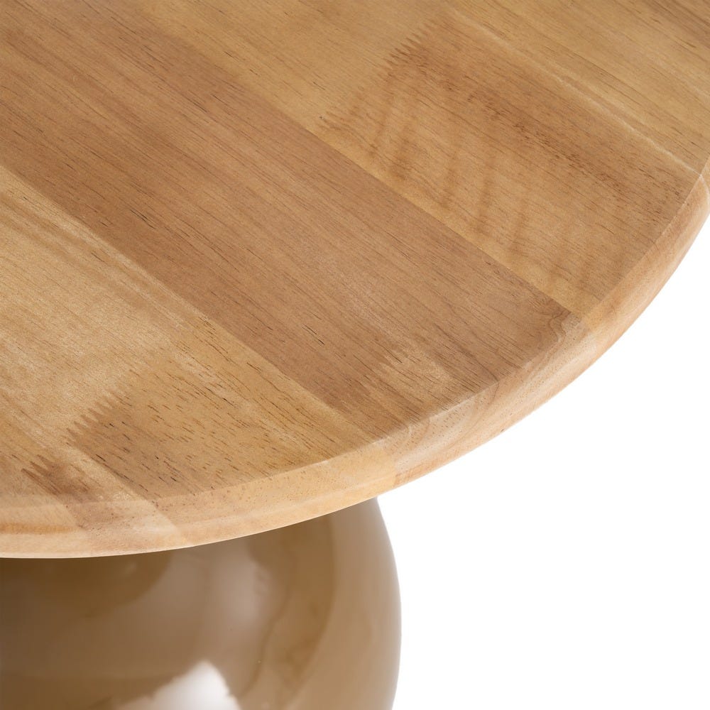 Table d'appoint Kena en bois et métal - vue 4 | Square Paris