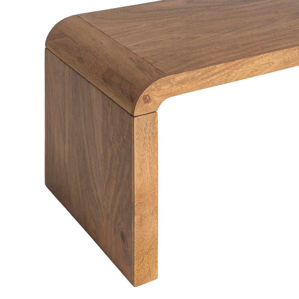 Table basse Kozan en manguier massif - vue 4 | Square Paris