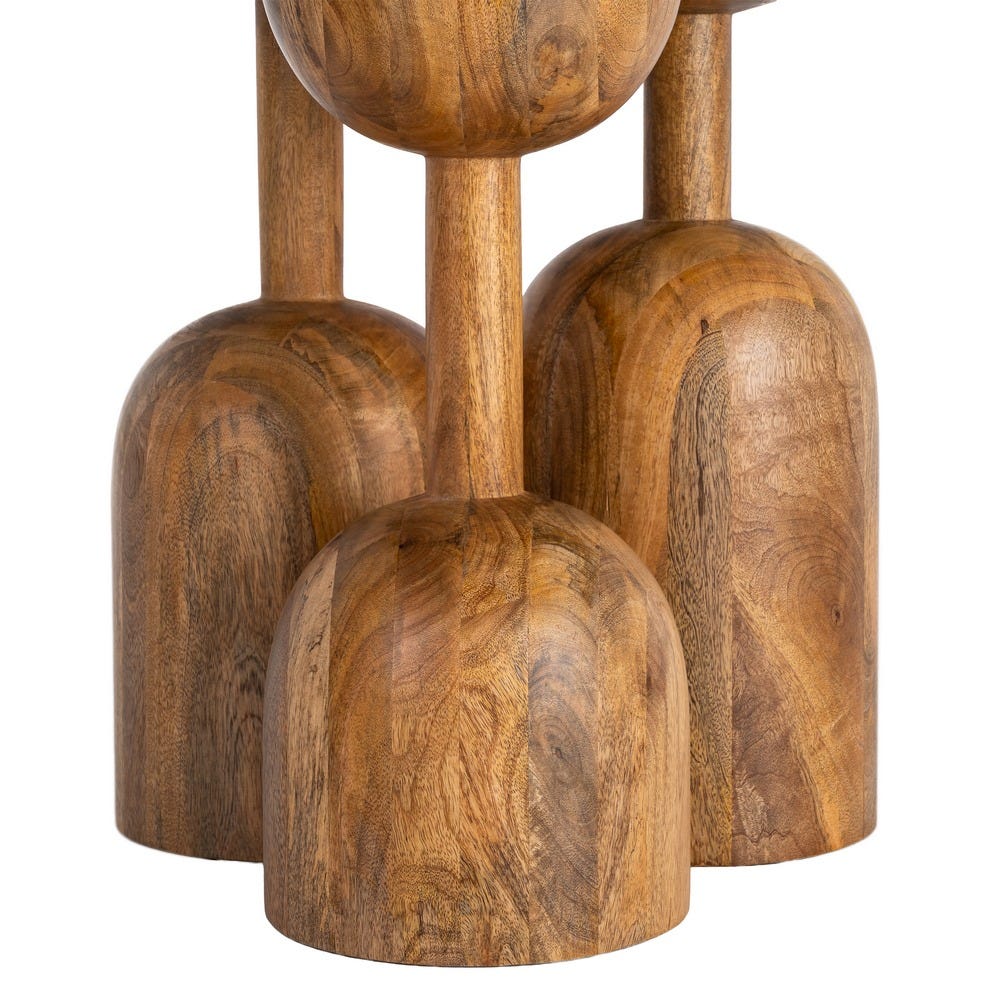 Table ronde Legno en manguier massif - vue 7 | Square Paris