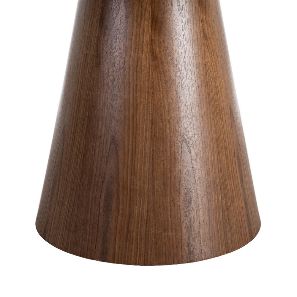 Table ronde Bosco effet bois foncé - vue 5 | Square Paris