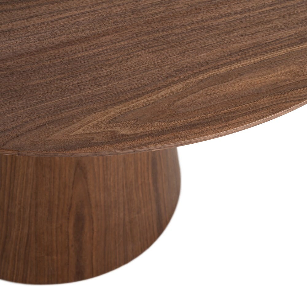 Table ronde Bosco effet bois foncé - vue 6 | Square Paris