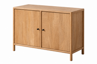 Buffet Kano 2 portes en bois de manguier naturel - vue 4 | Square Paris