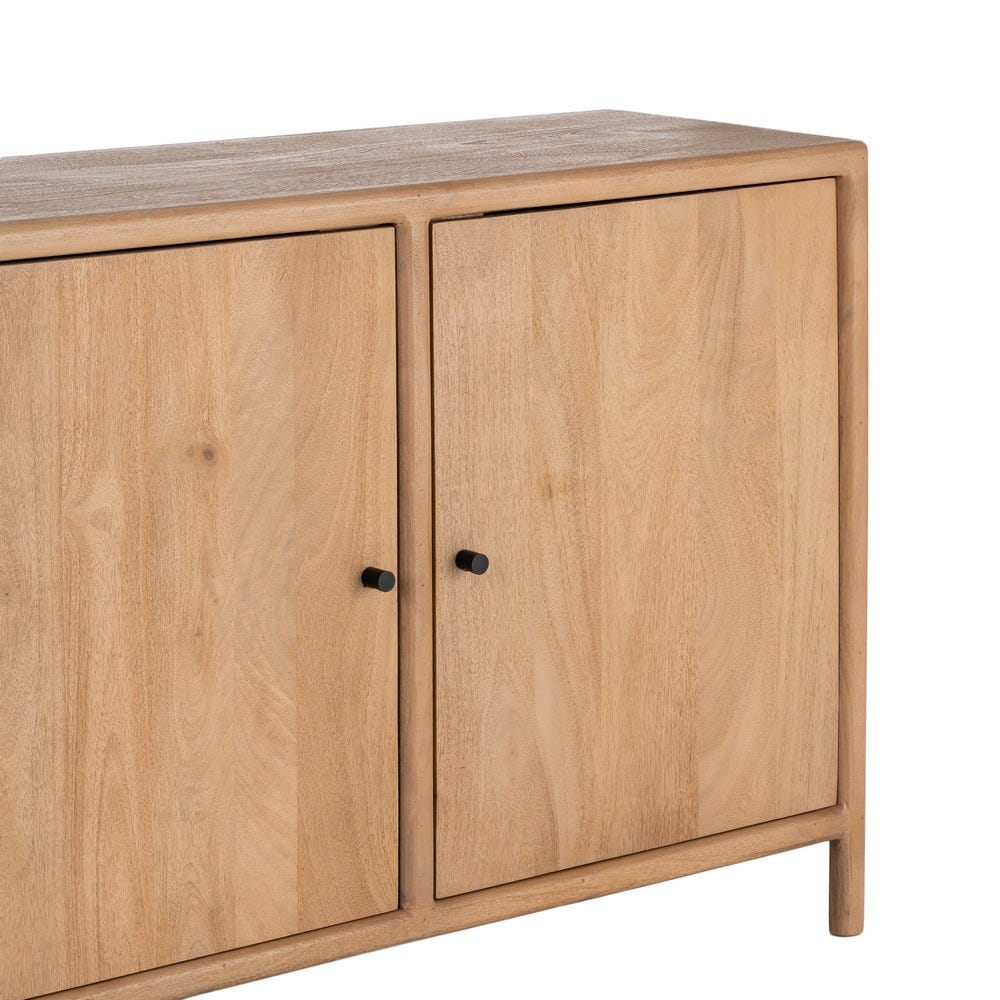 Buffet Kano 2 portes en bois de manguier naturel - vue 5 | Square Paris