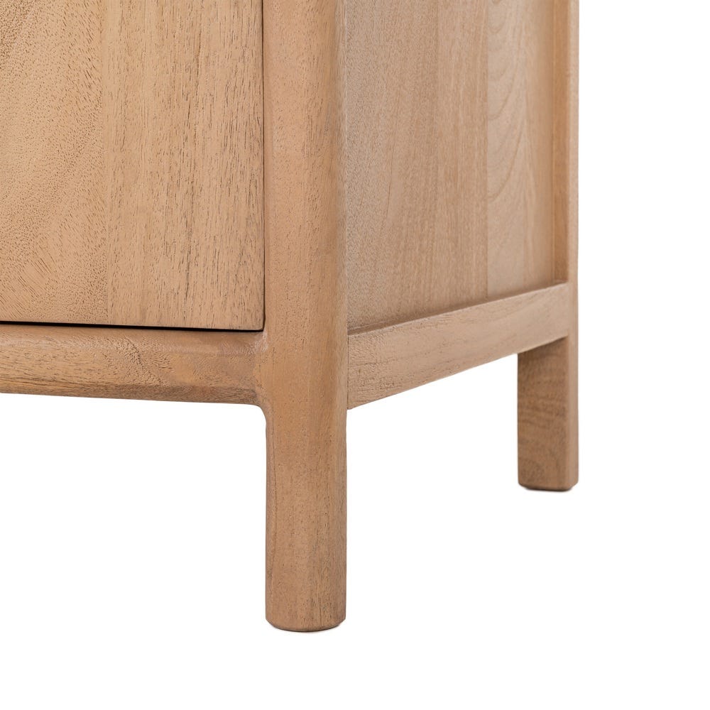 Buffet Kano 2 portes en bois de manguier naturel - vue 12 | Square Paris