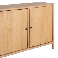 Buffet Kano 3 portes en bois de manguier naturel - vue 7 | Square Paris