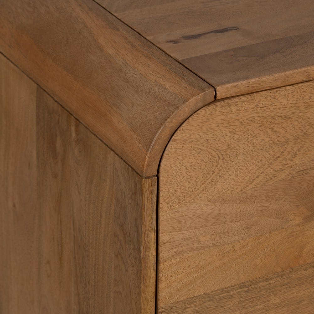Buffet Towa 4 portes en bois de manguier massif - vue 6 | Square Paris