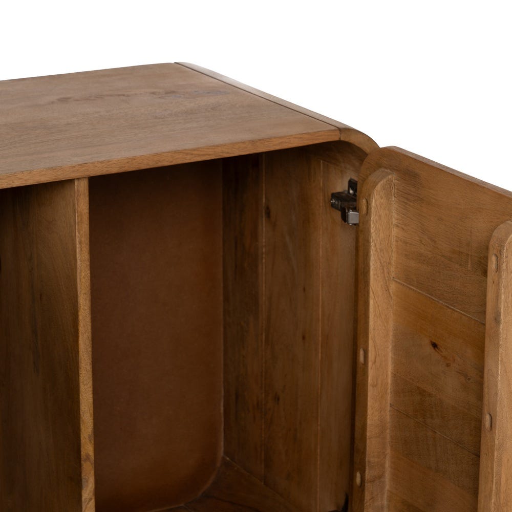 Buffet Towa 4 portes en bois de manguier massif - vue 8 | Square Paris