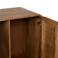 Buffet Towa 4 portes en bois de manguier massif - vue 8 | Square Paris