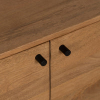 Buffet Towa 4 portes en bois de manguier massif - vue 9 | Square Paris
