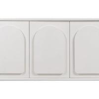 Buffet Elen 3 portes blanc à motif arche - vue 8 | Square Paris