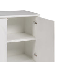 Buffet Elen 3 portes blanc à motif arche - vue 9 | Square Paris