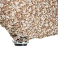 Chaise Chisa en tissu bouclette, dossier enveloppant - vue 11 | Square Paris