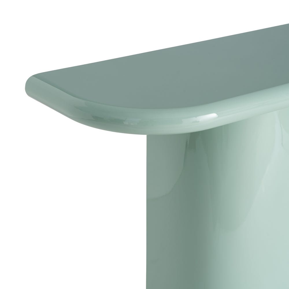 Console d'entrée Livia laquée verte - vue 4 | Square Paris