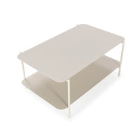 Table basse rectangulaire GARDA crème, vue 5 | Square Paris