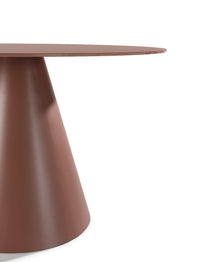 Table ronde IDRA 120 cm terracotta, vue 4 | Square Paris