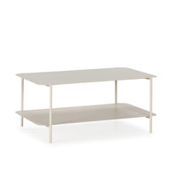 Table basse rectangulaire GARDA crème, vue 4 | Square Paris