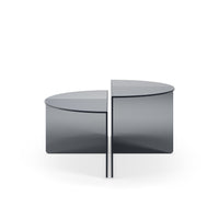 Set de 2 tables basses LUZ gris bleuté, vue 5 | Square Paris