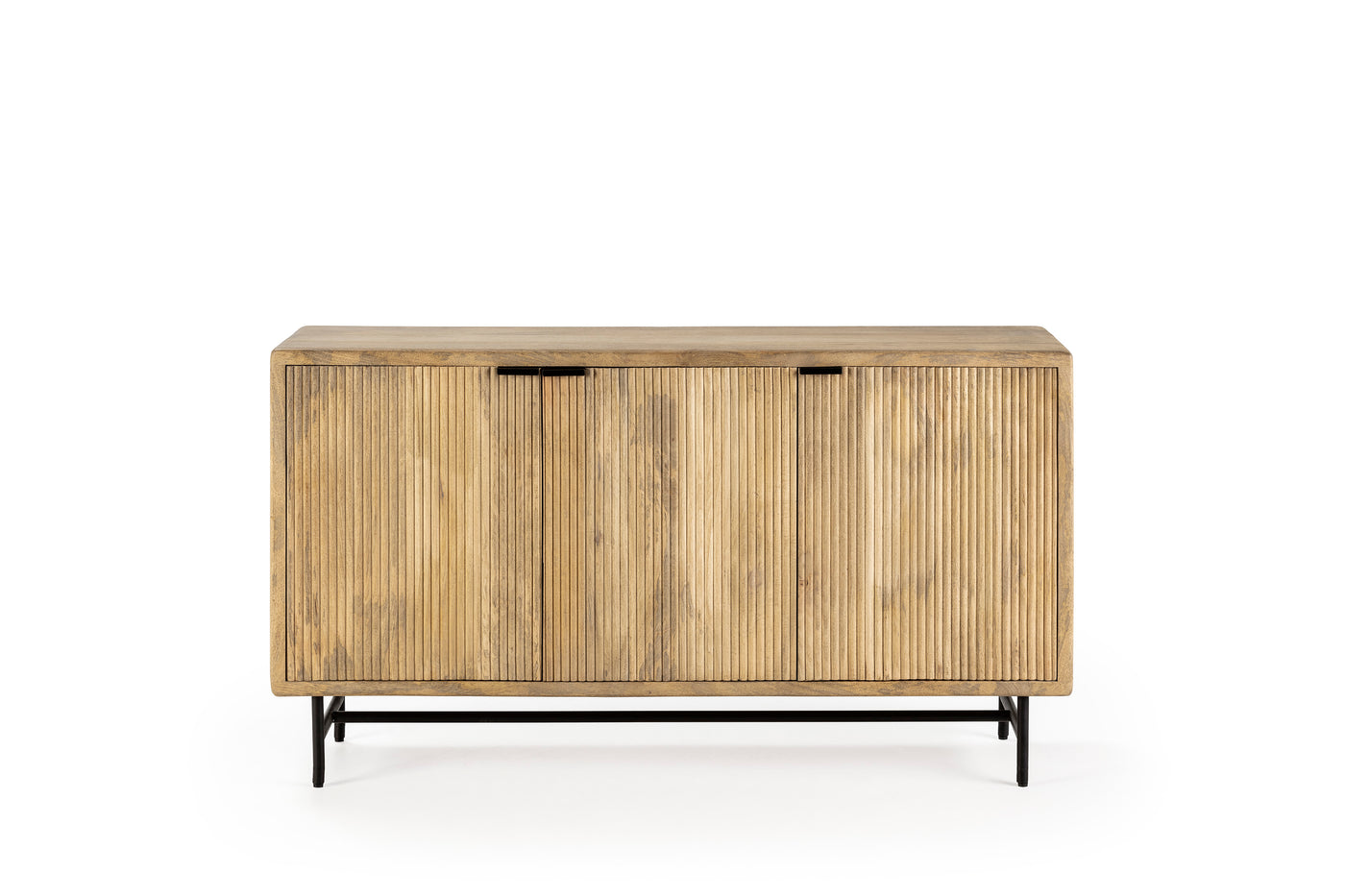 Buffet KORA 3 portes bois de manguier, vue 2 | Square Paris