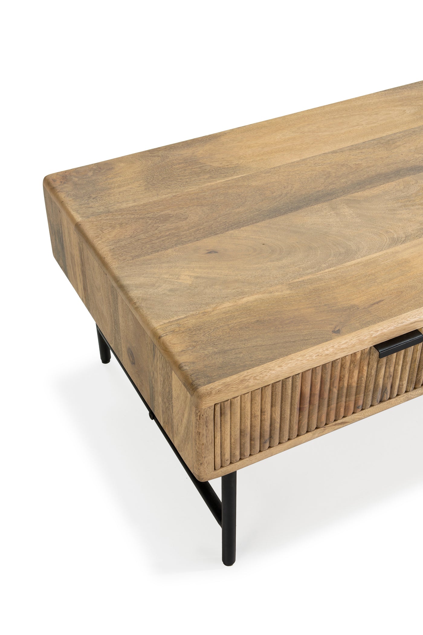 Table basse KORA bois de manguier, vue 2 | Square Paris