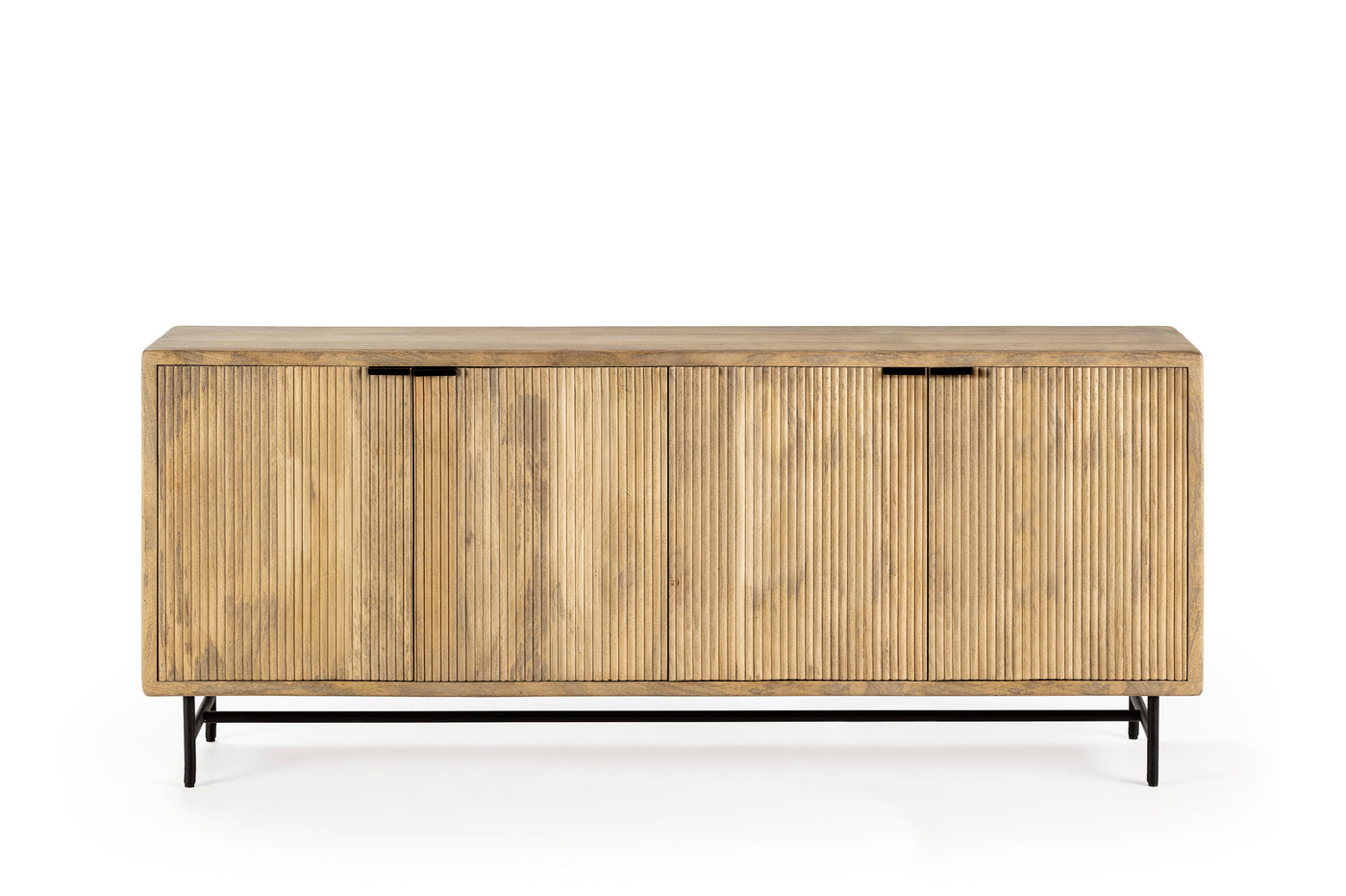 Buffet KORA 4 portes bois de manguier, vue 3 | Square Paris