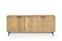 Buffet KORA 4 portes bois de manguier, vue 3 | Square Paris