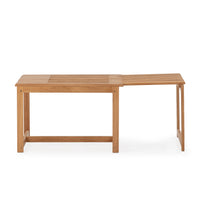 Table basse extensible VIKA chêne, vue 2 | Square Paris