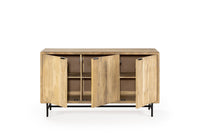 Buffet KORA 3 portes bois de manguier, vue 4 | Square Paris