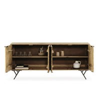 Buffet Maya bois de manguier laqué, vue 5 | Square Paris