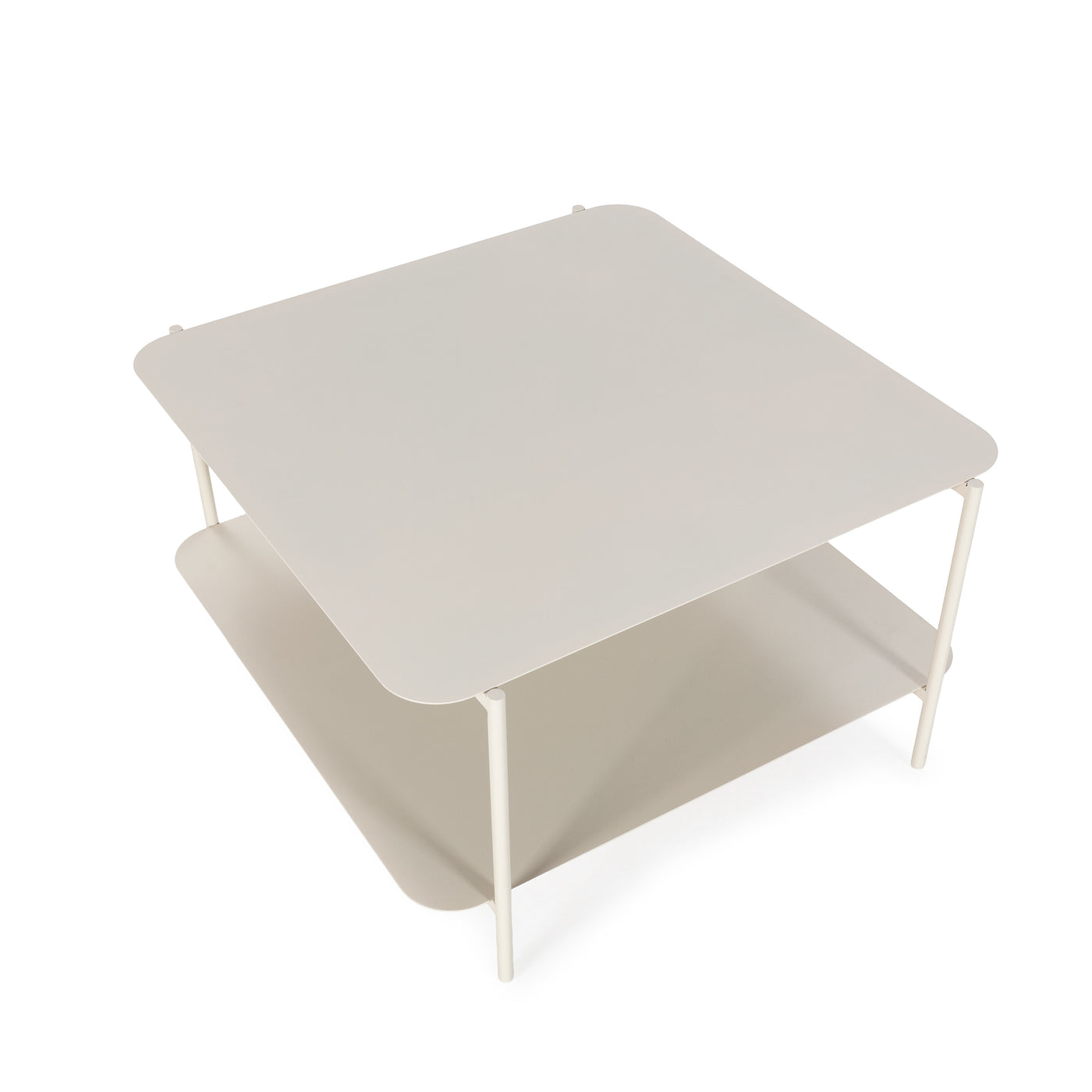 Table basse carrée GARDA beige, vue 5 | Square Paris