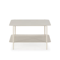 Table basse carrée GARDA beige, vue 3 | Square Paris