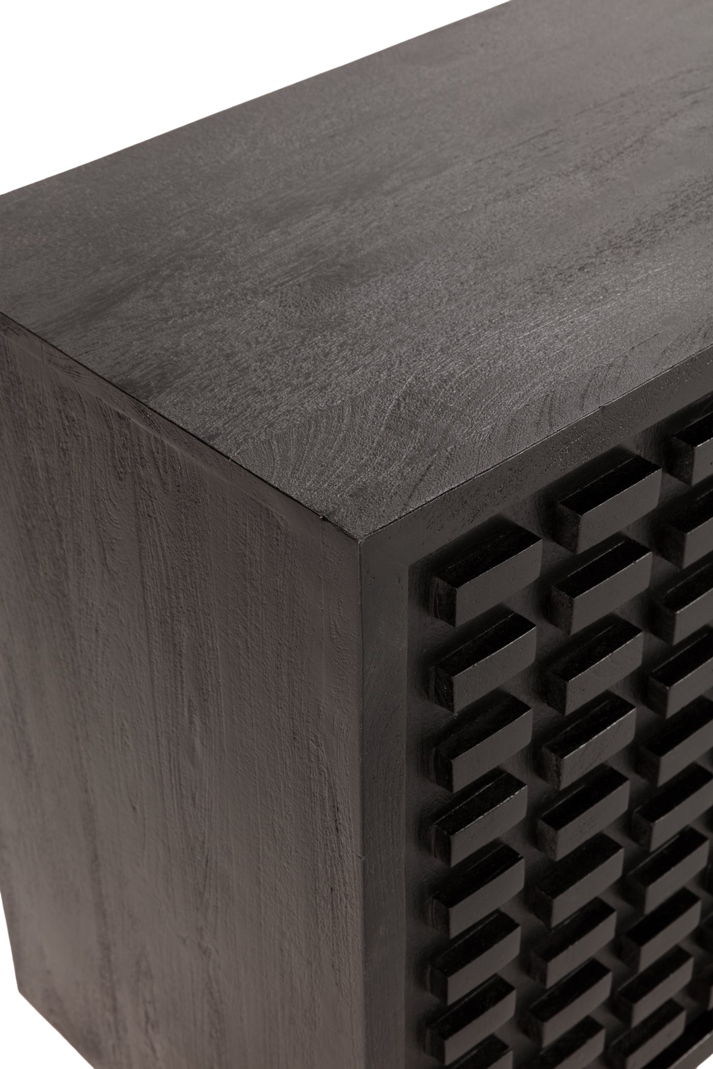 Buffet AIKO 200 cm noir, vue 5 | Square Paris
