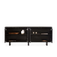 Buffet AIKO 200 cm noir, vue 7 | Square Paris