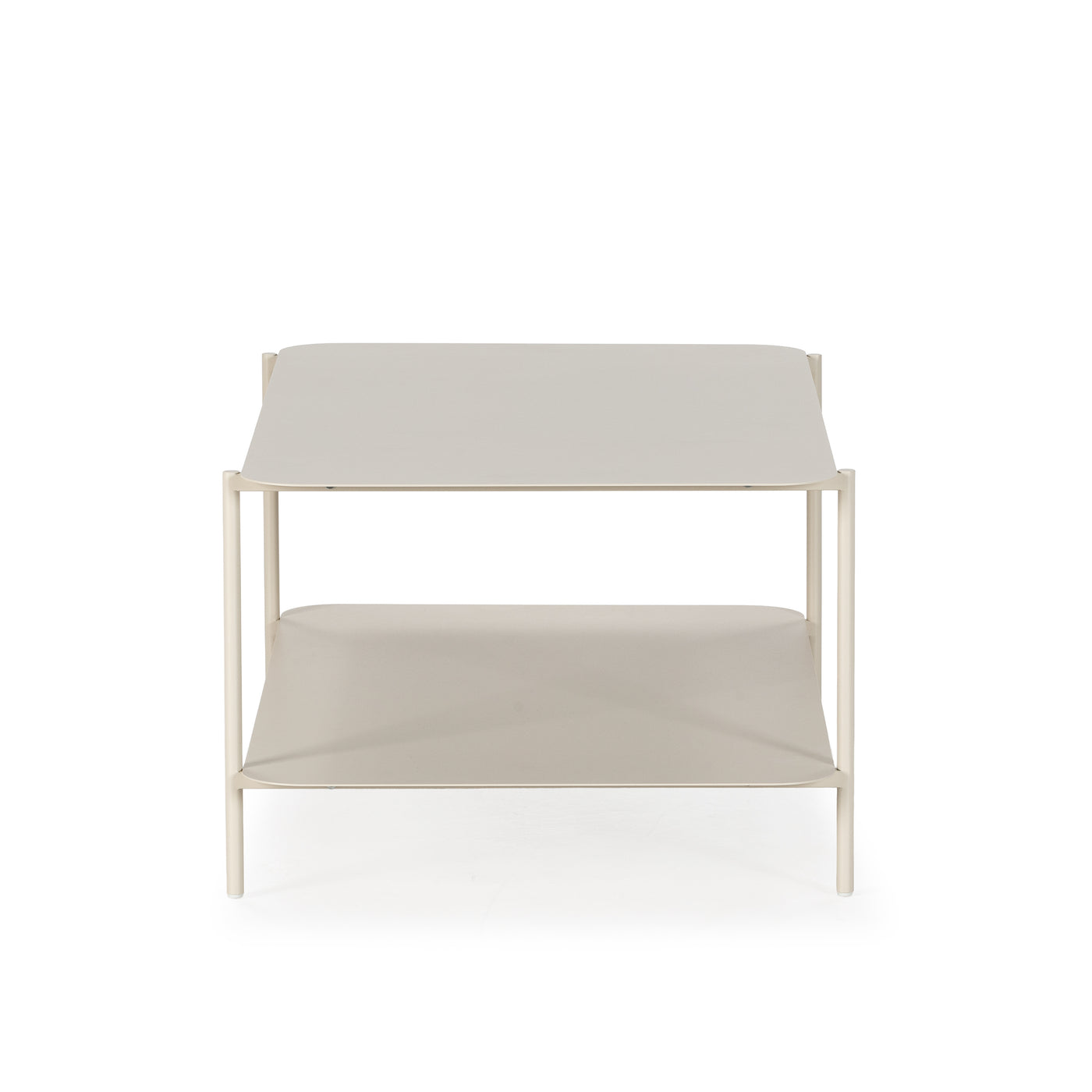 Table basse rectangulaire GARDA crème, vue 3 | Square Paris