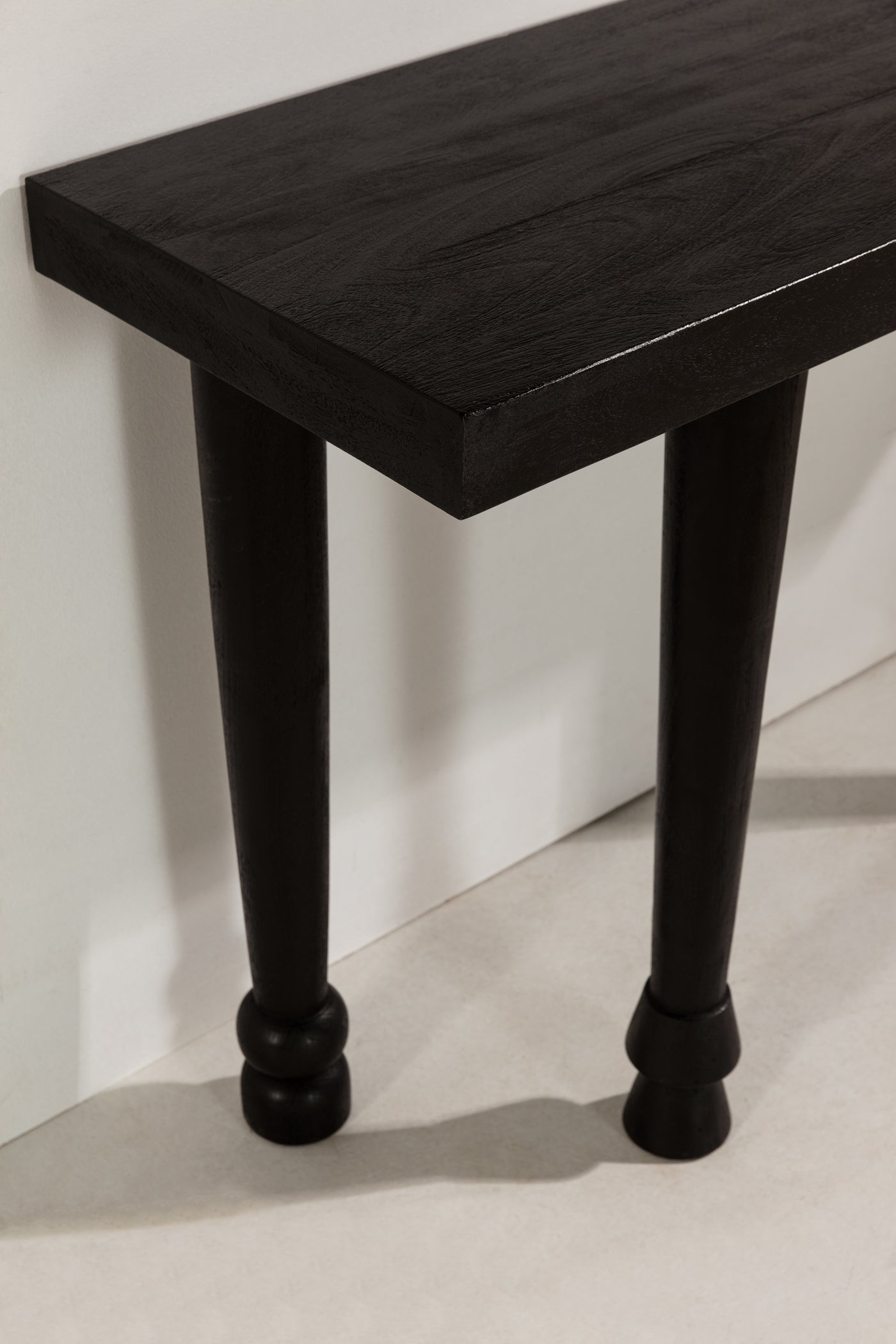 Console LIRA 130 cm noir, vue 2 | Square Paris