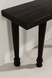 Console LIRA 130 cm noir, vue 2 | Square Paris
