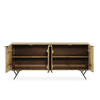 Buffet Maya bois de manguier laqué, vue 2 | Square Paris