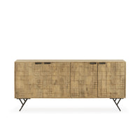 Buffet Maya bois de manguier laqué, vue 3 | Square Paris