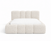 Lit coffre Elia beige - vue de face 2 | Square Paris