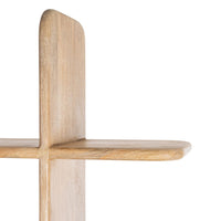 Étagère Luma en bois de manguier à tablettes décalées - vue 5 | Square Paris