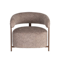 Fauteuil Sani en tissu chiné taupe - vue 8 | Square Paris