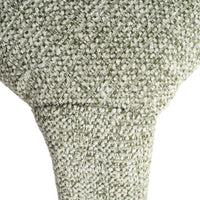 Chaise Como en tissu chiné vert, dossier enveloppant - vue 9 | Square Paris