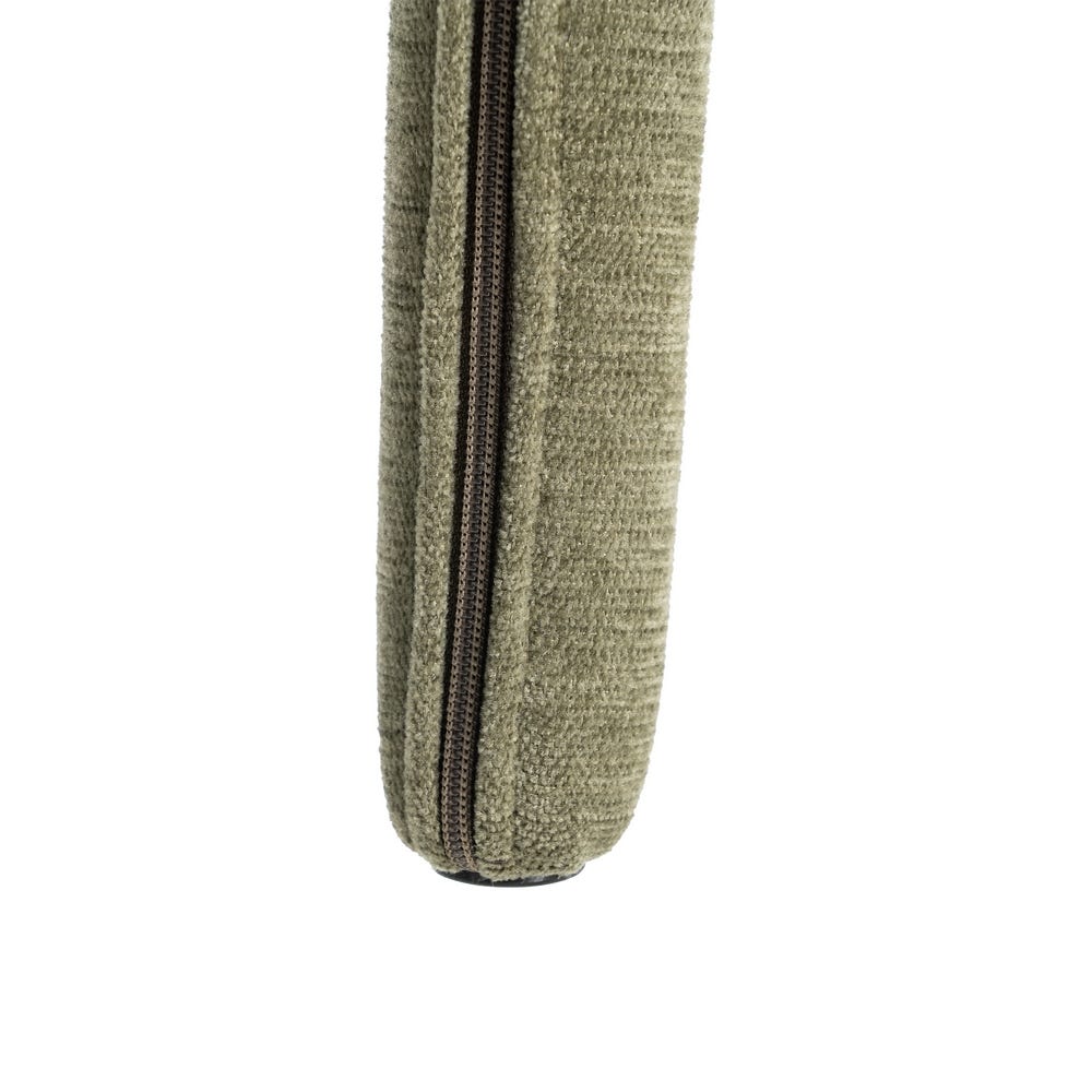 Chaise Kujo en tissu vert, dossier arrondi - vue 12 | Square Paris
