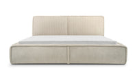 Lit coffre Nolia beige - vue de face 2 | Square Paris